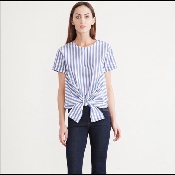 Amour Vert medium striped sleeveless blouse - Picture 5 of 5